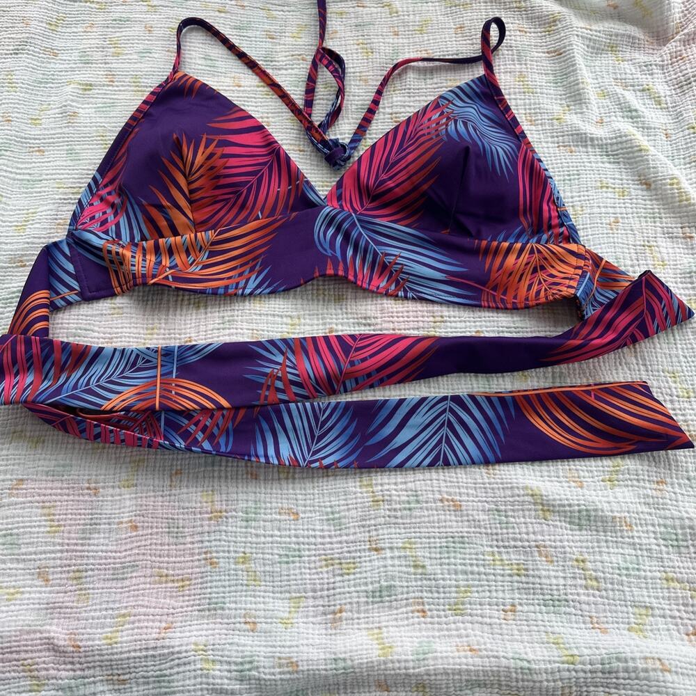 Tropical Bralette And Pant Set Unbranded Size 2XL